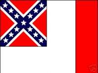 THIRD NATIONAL  REBEL FLAG   NEW CONFEDERATE  