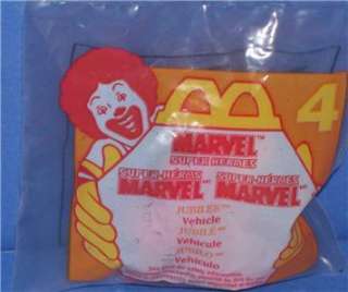 McDonalds Super Heroes Marvel Jubilee Vehicle #4 (1996)  