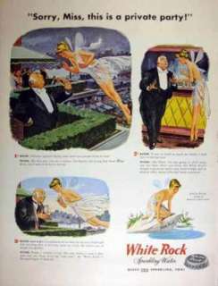 1947 White Rock sparkling water Butler & Psyche AD  