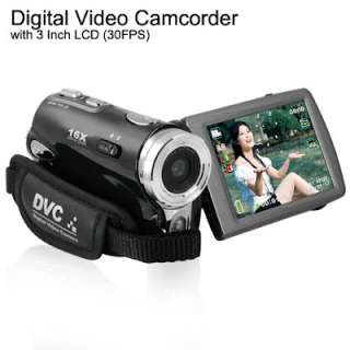 Digital Video Camcorder Touchscreen Dual SD Card Slots  