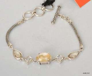 New $328 Lori Bonn 5 Gemstone Slim Bracelet MIGHTY APHRODITE  