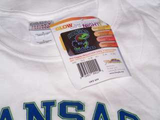 KANSAS JAYHAWKS   MASCOT Logo T Shirt   LG NWT  