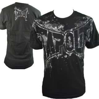   Mens Tapout UFC MMA Just Another Day Cage Fighter T shirt black  