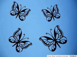 Wandtattoo Wandbild Schmetterlinge 4 Stück (SD 1)  