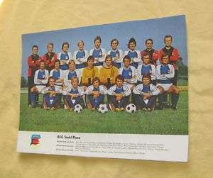 DDR Fussball Mannschaftsbild   BSG Stahl Riesa   1970er  