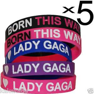 lady gaga wristbands/Bracelet I LOVE lady gaga BANDS  