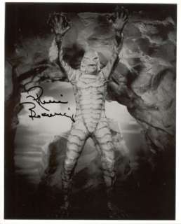 RICOU BROWNING CREATURE FROM BLACK LAGOON Autotgraph  