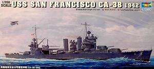 TRP5309 USS San Francisco CA38 Heavy Cruiser 1942 1 350  