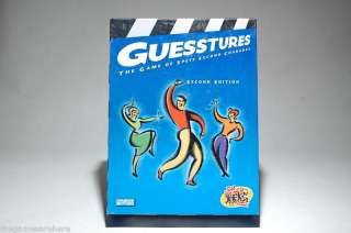 Guesstures Game of Split Second Charades 2nd Edition COMPLETE  