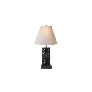  Thomas OBrien Ong Abacus Table Lamp in Ebonized Oak with 