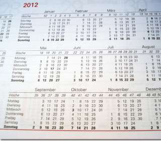SIGMA Tischkalender / Querkalender 2012   schwarz NEU  
