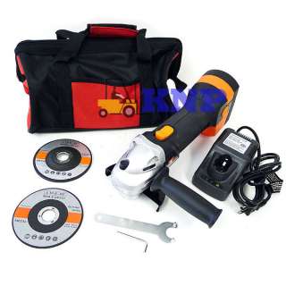   Cordless Angle Grinder Power Tool + Accessories New Auto Polish Grind