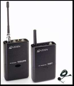 Azden 105LT Camcorder UHF Wireless Microphone System  