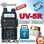   UV 5R VHF/UHF Dual Band Radio 136 174 400 480Mhz 65 108MHZ + USB cable