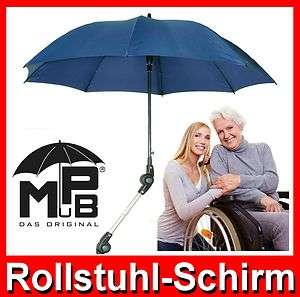 Orig. MPB Rollstuhl Schirm Regenschirm Rollstuhlschirm  