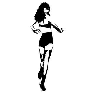   Kit 2 adesivi tuning BETTIE PAGE betty pin up decals