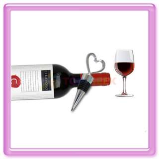   Bouchon Bottle Bouteille Vin Coeur Acier Dargent Heart