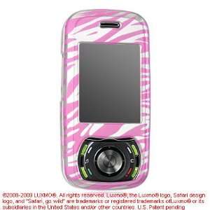  Hot Pink and Silver Zebra Animal Skin Design Snap On Cover 