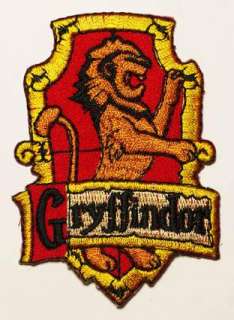 GRYFFINDOR   Harry Potter House Embroidered Patch  