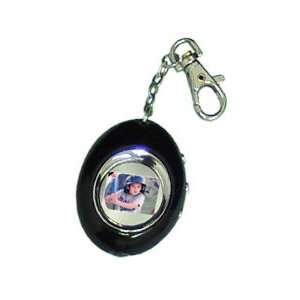   Inch Black Oval Shaped Digital Photo Frame Key Chain: Camera & Photo