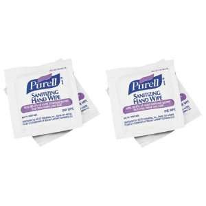  GOJO Purell Sanitizing Hand Wipes100 ct, Wrapped. 2 PACK 
