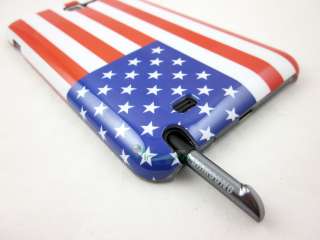 Cover Bandiera AMERICANA per Samsung Galaxy Note sottile custodia back 