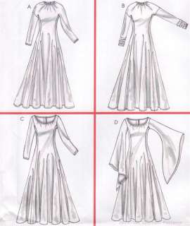 Versatile Renaissance/Medieval Dress Costume PATTERN  
