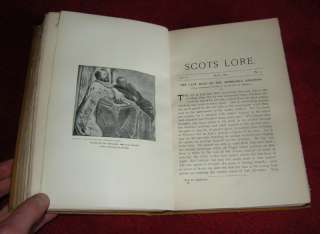 SCOTS LORE   SCOTTISH / SCOTLAND   Folklore   1895 1st  