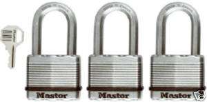 Master Lock Magnum, 3 Pack, 2, Laminated Padlock  
