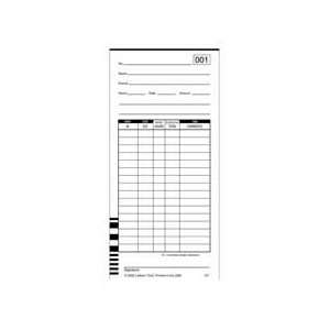 Lathem Time Company Products   Time Cards, 2 Sided, Numbered 1 100 