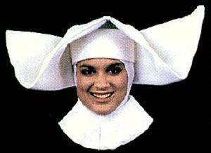 Adult Womens Flying Nun Hat Halloween Holiday Costume Party (Size.