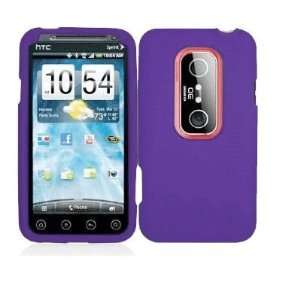 Mobile Palace   Purple silicone skin case cover pouch holster for HTC 