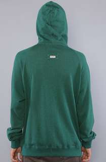 The Core Collection Hooded Henley in Forest Heather  LRG Core 