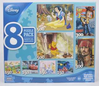 Mega Brands Disney 8 in 1 Pack Jigsaw Puzzle  