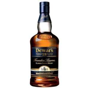  Dewars 18 Year Old Founders Reserve Blended Scotch 750ml 