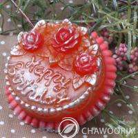 Wholesale 3D Silicone Soap Molds Moulds   Round cake  