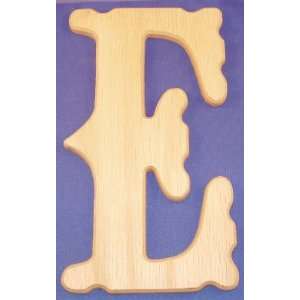  Western Wood Wall Letter 10 Inch E Baby