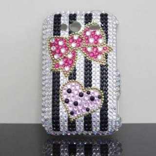 New Bling Diamond Bowknot Back Hard Case Cover For HTC Wildfire S 