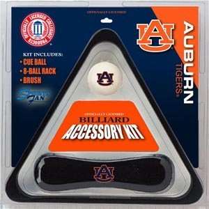  Auburn Tigers Billiard Accessories Kit   includes Triangle 