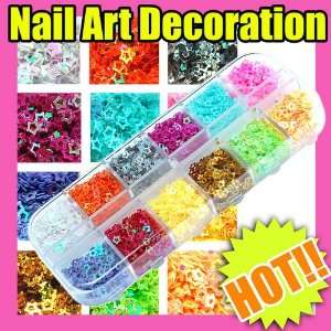  12 practical nail art hollow star decoration tips 136 