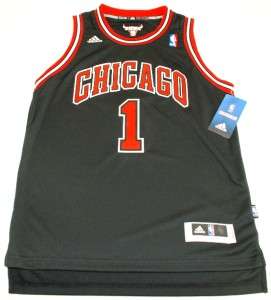 NBA Adidas Chicago Bulls Derrick Rose Youth 2012 Stitched Alternate 