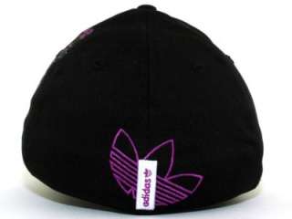 ADIDAS new TRIPLE PLAY BLACK FLEX FITTED HAT CAP L/XL S/M  