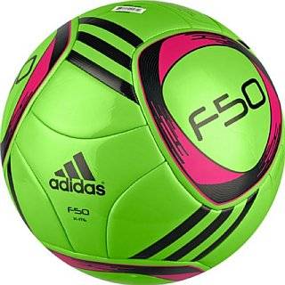 Adidas F50 X Ite Soccer Ball, Macaw Green/Black/Radiant Pink, 5