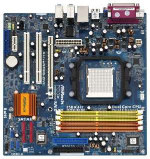 ASRock ALIVENF6G DVI AMD Socket AM2 Motherboard MicroATX NVidia 