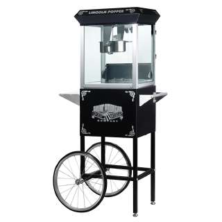 Great Northern Popcorn Black Antique Style Popcorn Popper Machine With 