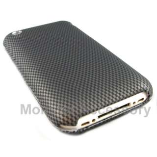 Carbon Hard Case Cover Apple iPhone 3G 3GS Accessory  