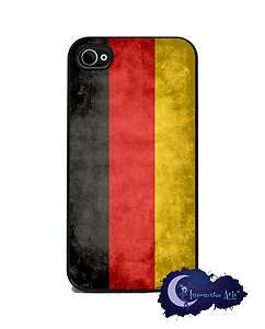 German Flag  iPhone 4/4s Slim Case Cell Phone Cover   Germany  