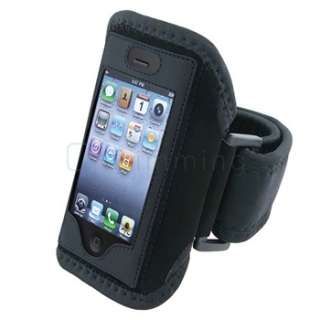 BLACK sports armband band case for Verizon iPhone 4 4S 4G  
