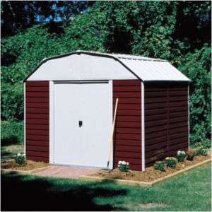 NEW 10 X 14 RED BARN STYLE ARROW STEEL STORAGE SHED  