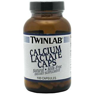 Calcium Lactate Caps 100 capsules Vitamins / Minerals Supplements ISI 